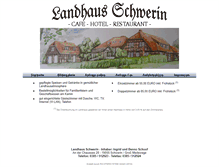 Tablet Screenshot of landhaus-schwerin.de